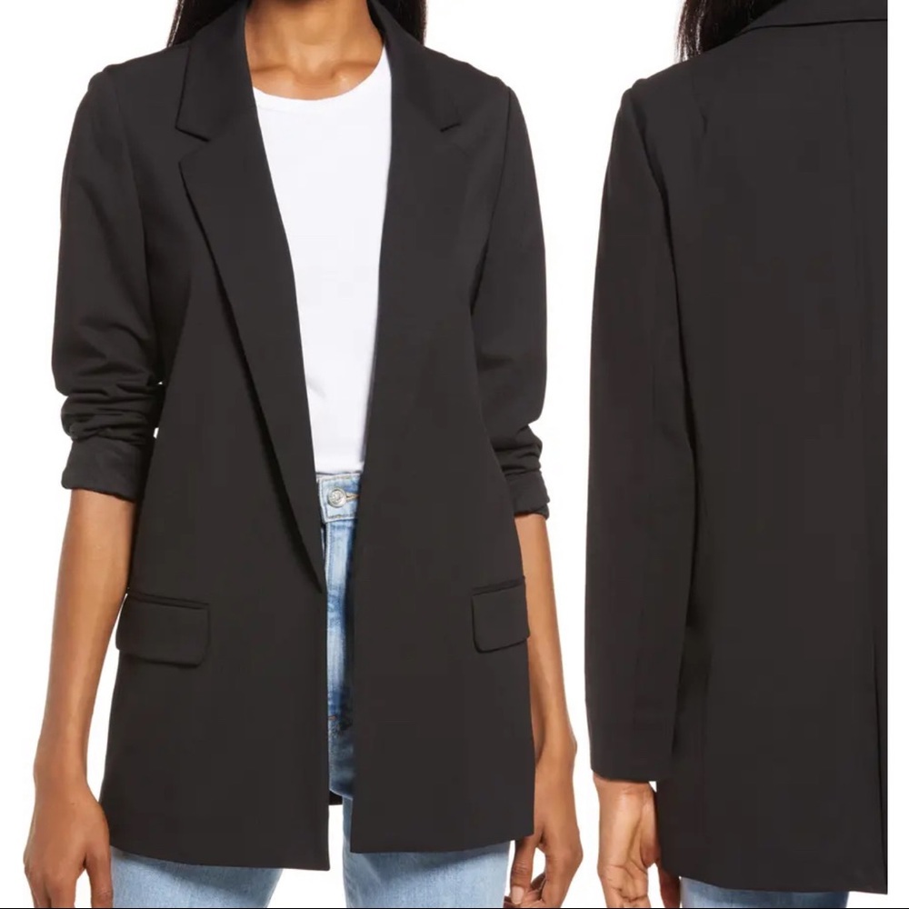 ALLSAINTS ALEIDA BLACK BLAZER 8